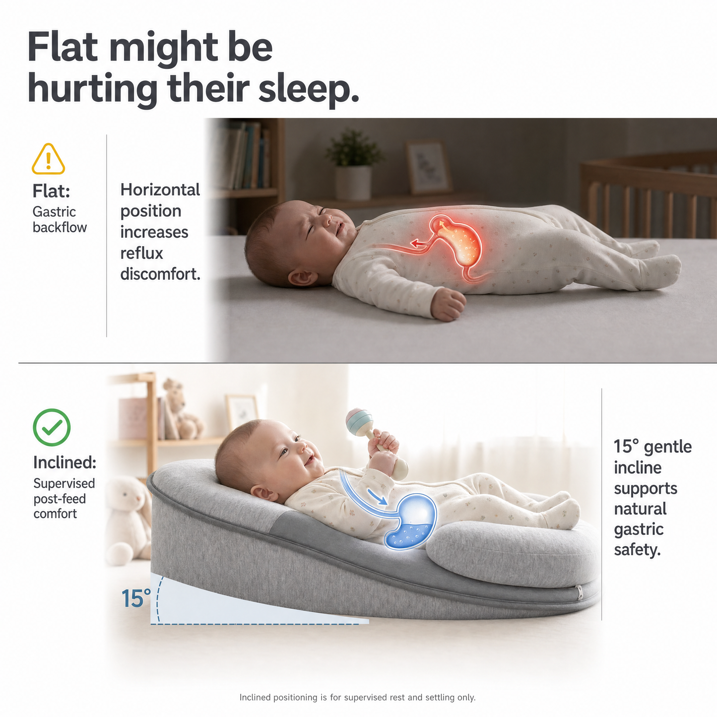 CalmNest™ - Gentle Relief For Reflux & Better Sleep