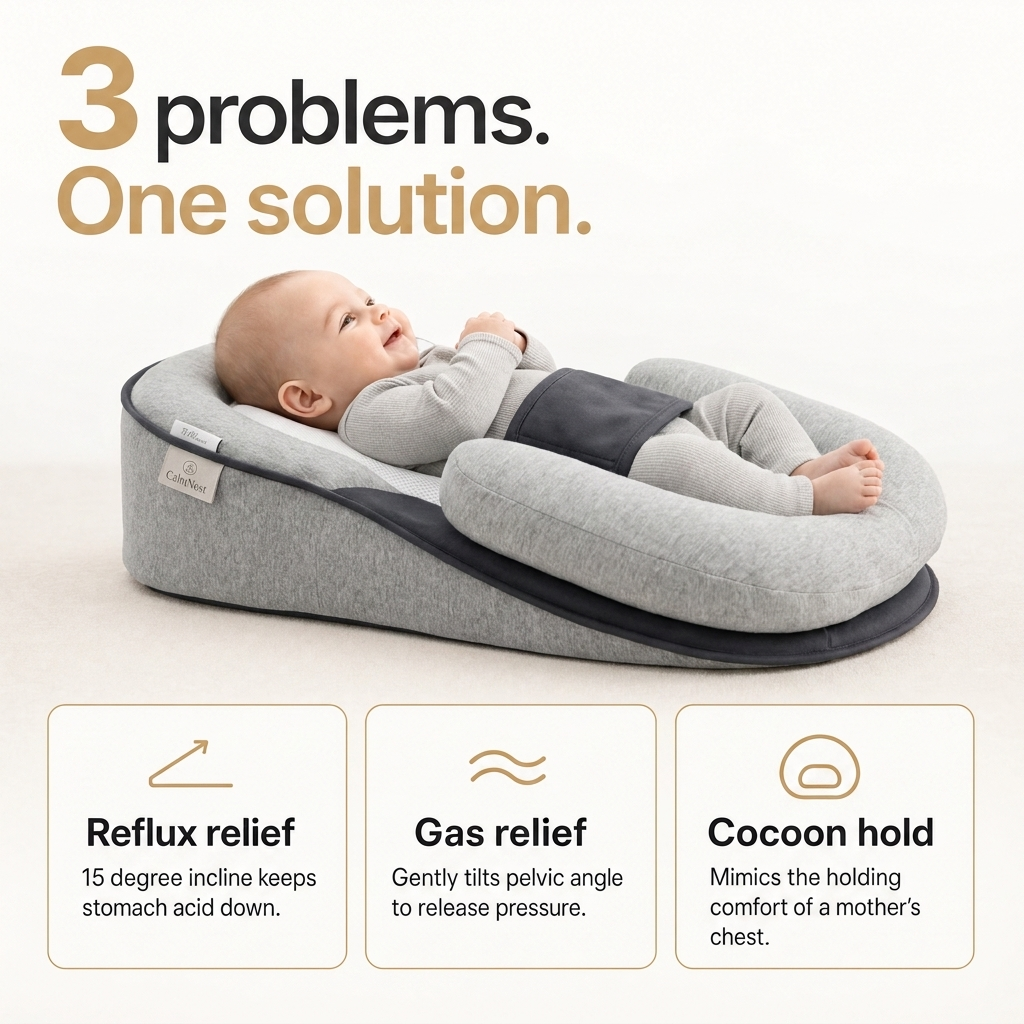CalmNest™ - Gentle Relief For Reflux & Better Sleep